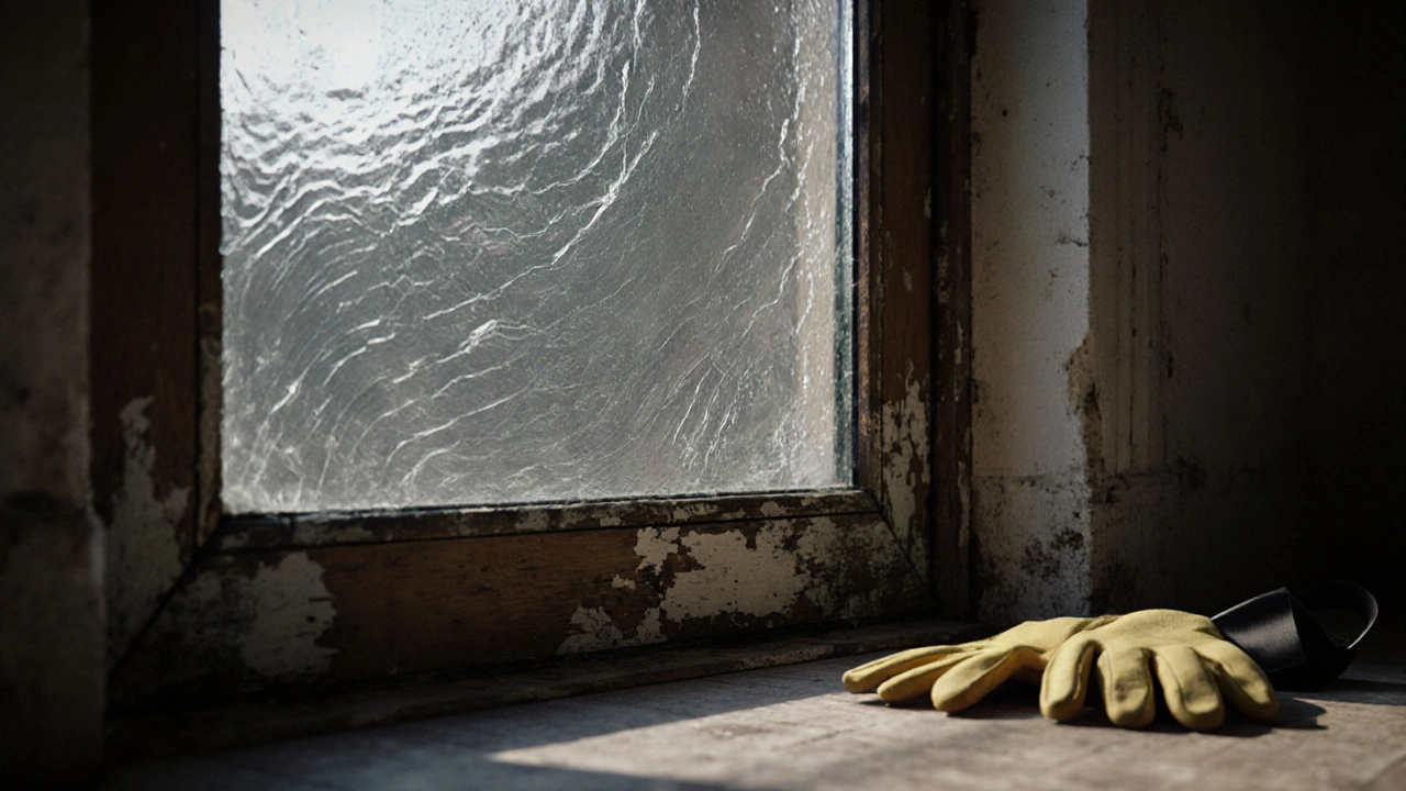 Jak opravit promáčknuté dveře se sklem - krok za krokem