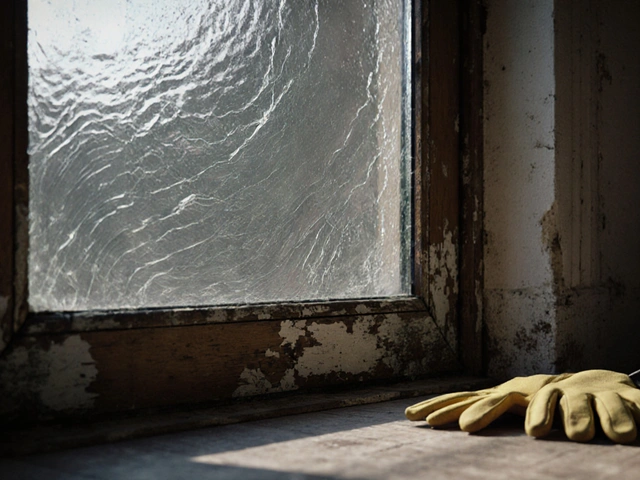 Jak opravit promáčknuté dveře se sklem - krok za krokem