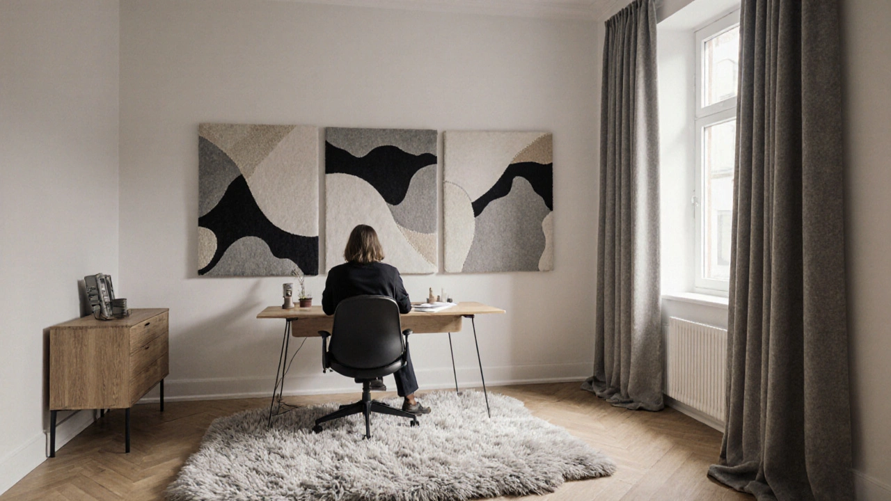 Domácí akustické řešení: jak panely, koberce a závěsy zlepší vaši domácí kancelář