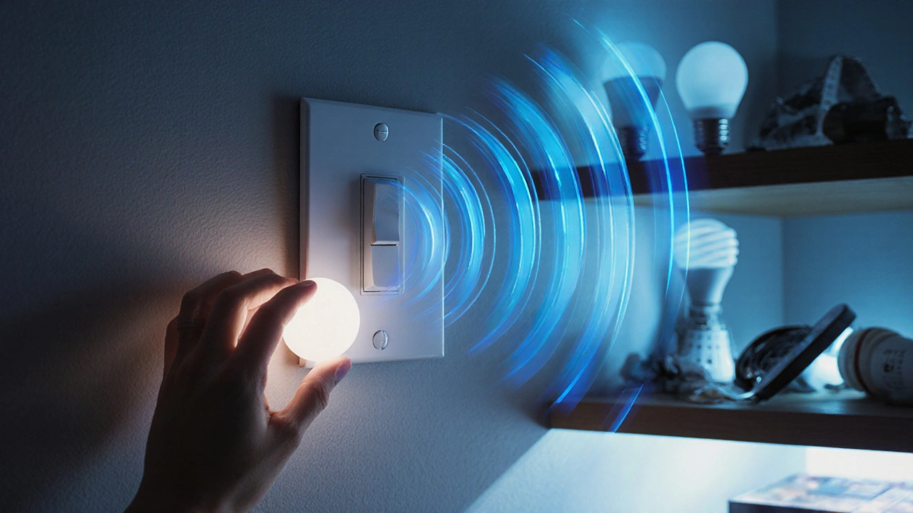 Výměna starého stmívače za chytrou LED žárovku s vlnami Wi-Fi.