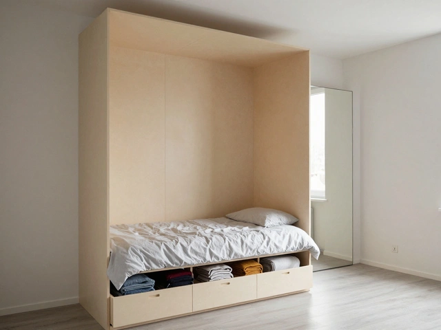 Garderoba v ložnici: chytré řešení pro malé prostory