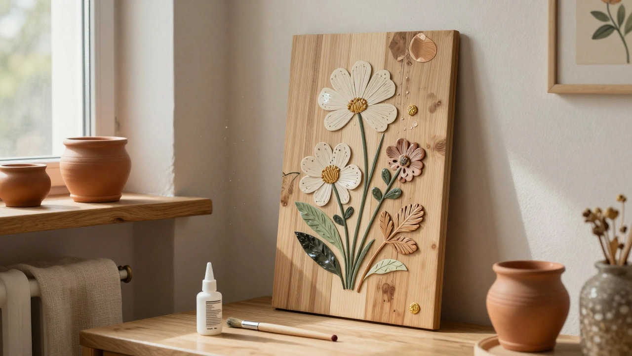 Vlastnoruční dekorace na stěny: jak vytvořit originální umění za pár stovek korun