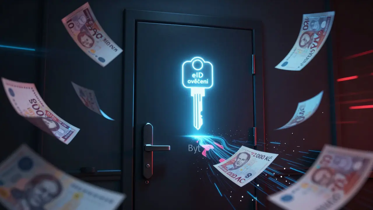 Digitální ověření bezdlužnosti s nejistými dluhy jako duchy kolem dveří bytu.