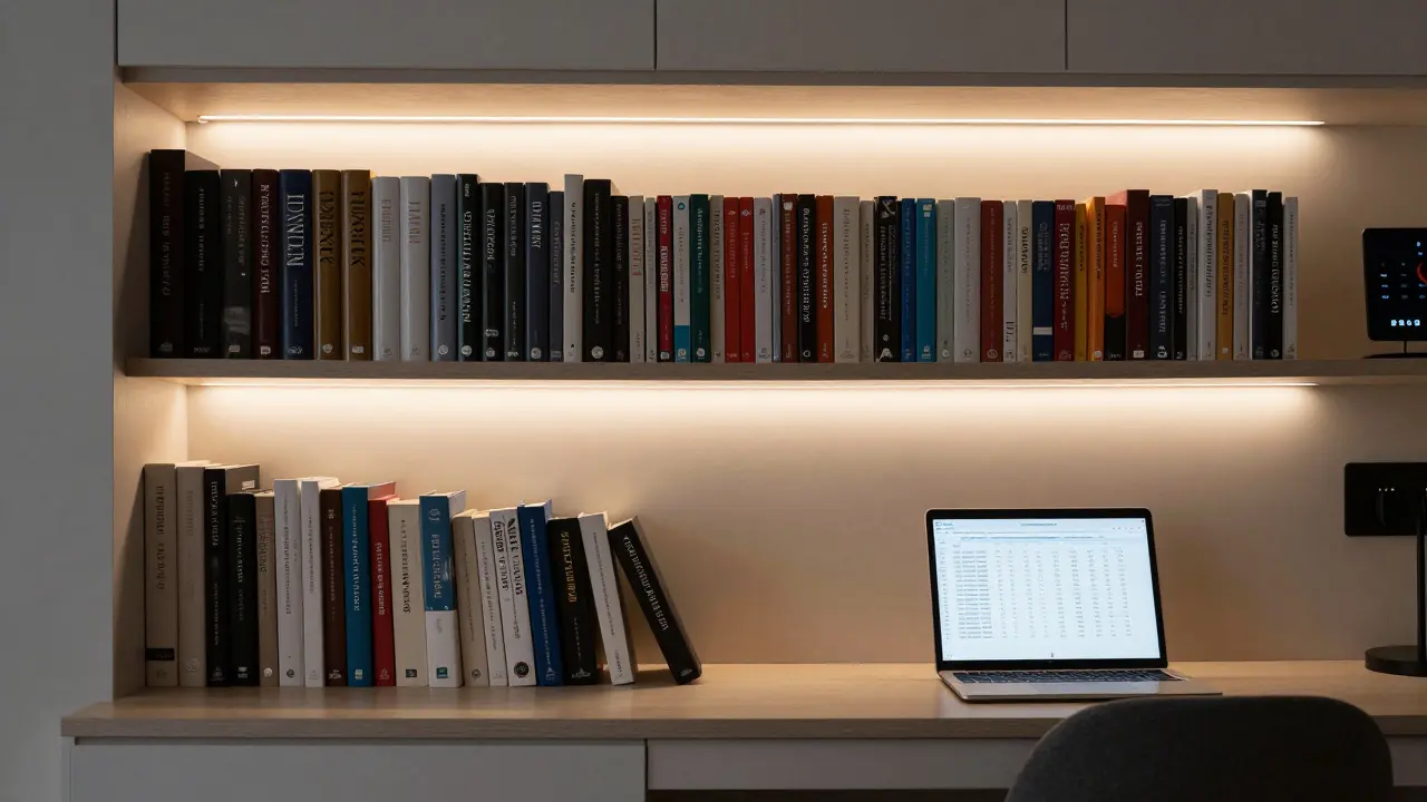 Knihovna v pracovně: jak vytvořit archiv a display, které fungují skutečně