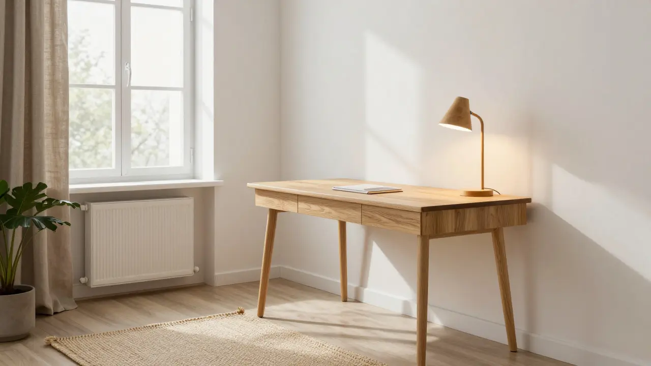 Skandinávský home office: jak vytvořit klidný pracovní prostor s přírodním světlem a dřevem