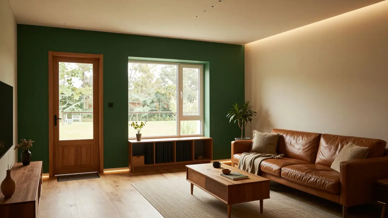 Tmavé barvy na stěnách: kdy fungují a proč