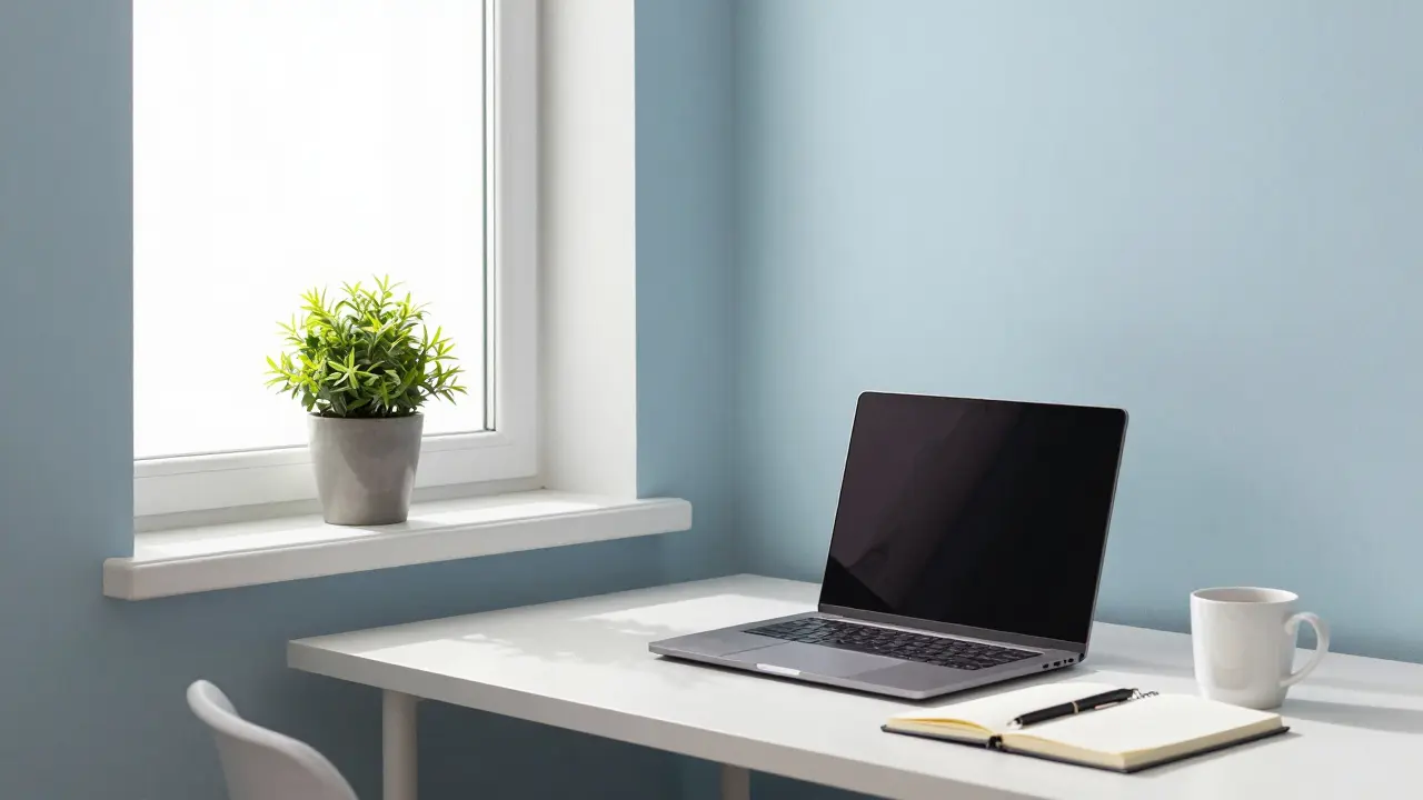 Barvy v home office: Jak zvolit správné odstíny pro lepší soustředění a výkon