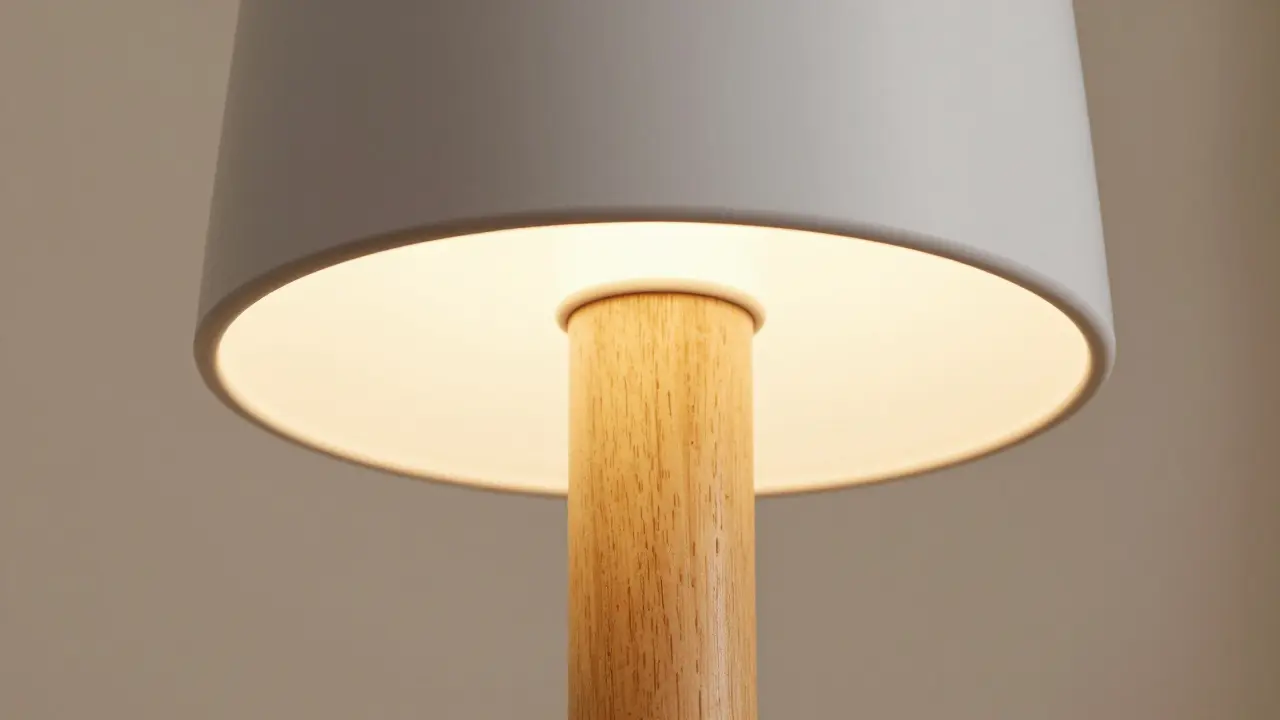 Bezpečné svítidlo z odolného plastu s teplým LED světlem pro děti.