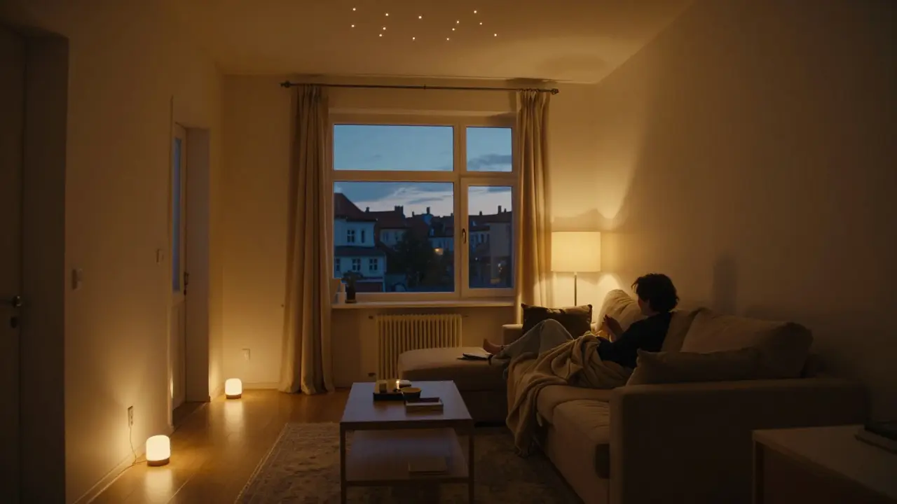 Smart scénáře osvětlení: večer, práce, film - jak nastavit ideální světlo pro každou situaci