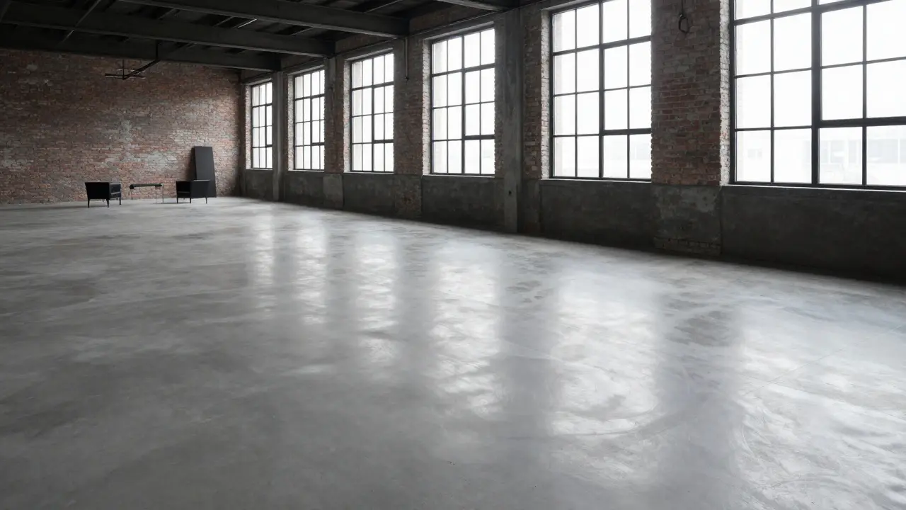 Betonové podlahy: Jak vybrat nátěr pro industriální styl a dlouhou životnost