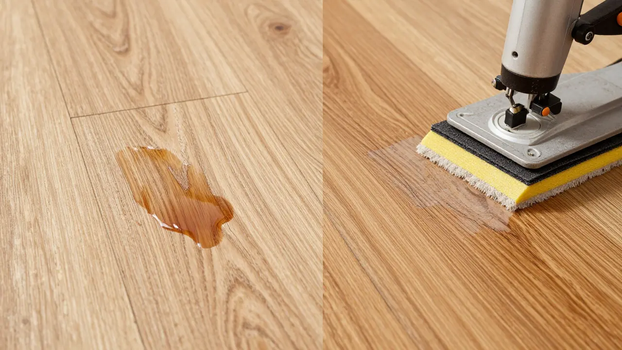 Porovnání snadné opravy olejované vs. náročné renovace lakované podlahy