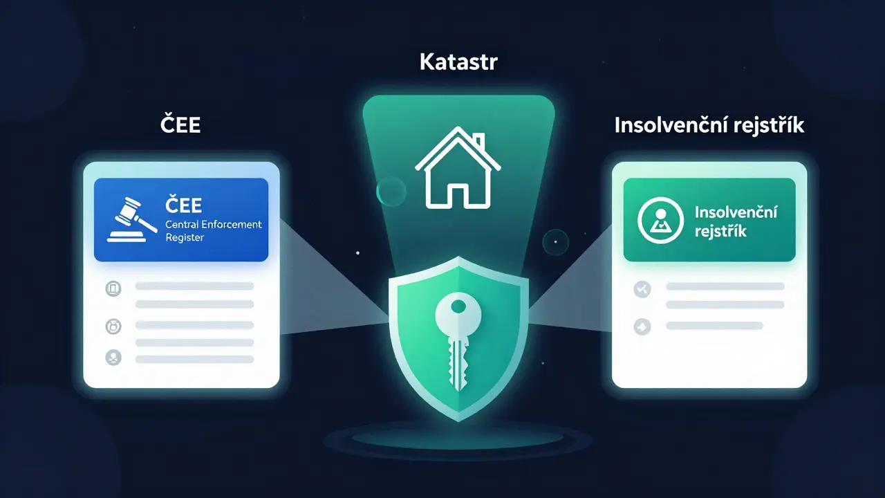Digitální portály pro ověření exekucí a zástav v katastru nemovitostí