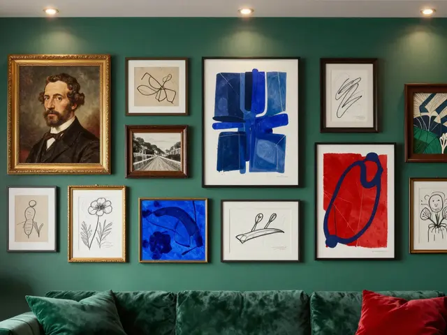 Maximalistická galerie na stěně: Jak vrstvit umění bez chaosu