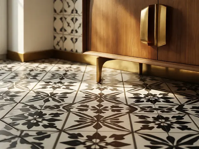 Nostalgické detaily v interiéru: Jak kombinovat mosaz, dlaždice a kazety